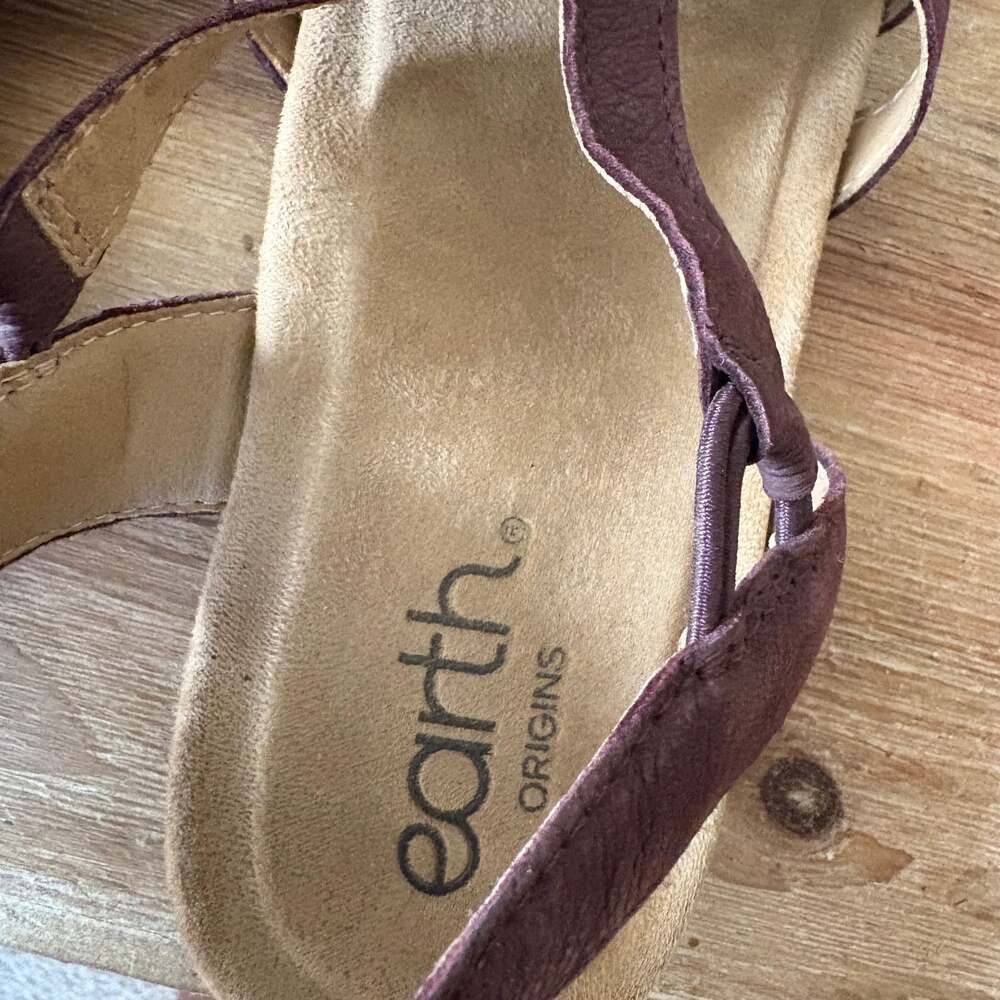 Earth Origins Women's Berri Woven Slingback Sandals size  10.5 goblincore - Picture 3 of 7